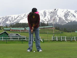 Golfing